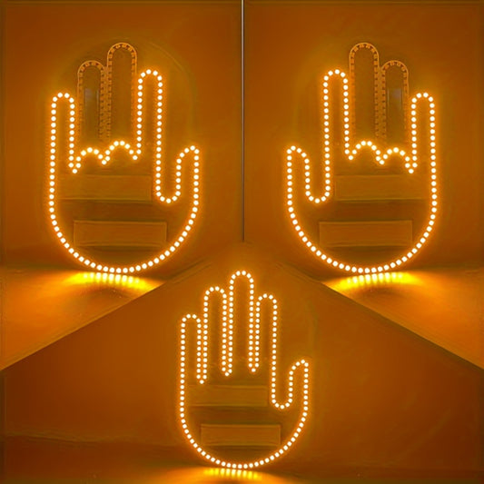 🚗✨ Finger Car Lights – Fun Glow for Your Ride