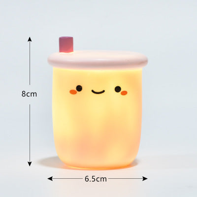 ✨Milk Tea & Yakult Night Lights – Cute Glow for Any Space