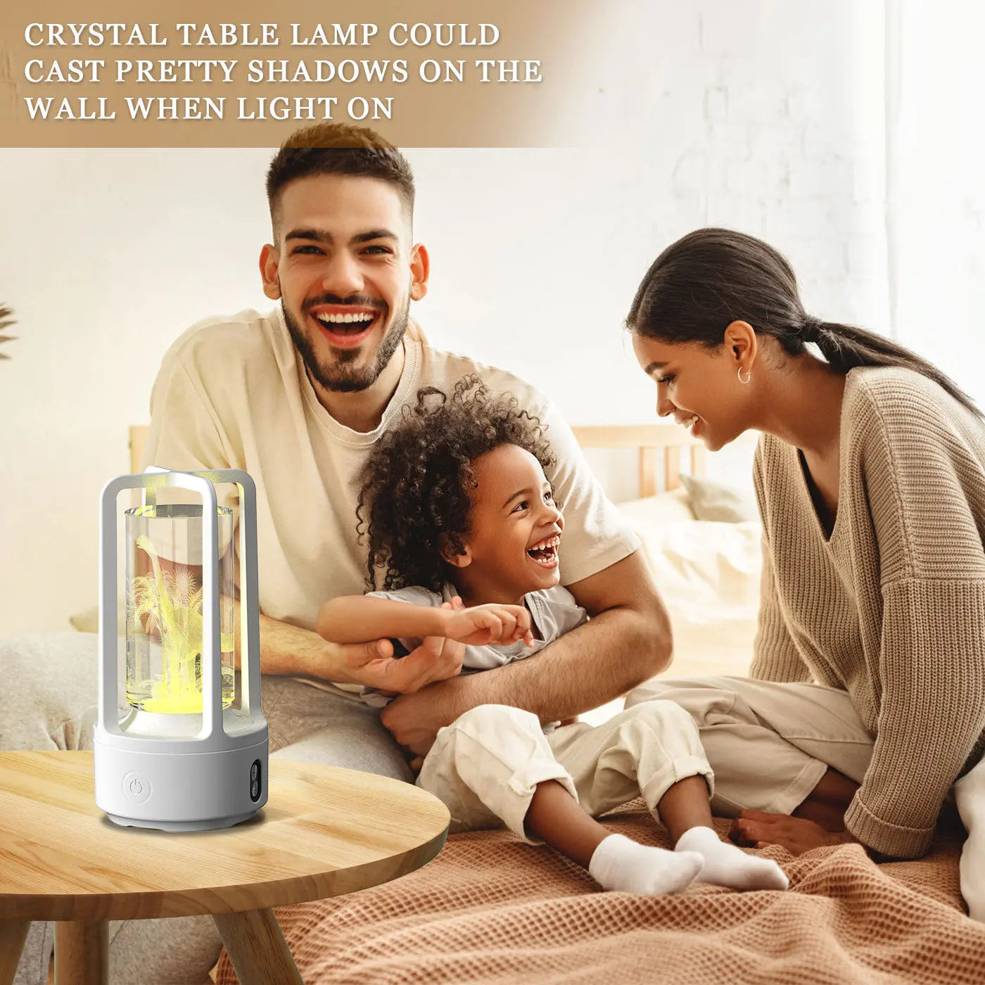 ✨🔮 Crystal Glow 2-in-1 Lamp + Bluetooth Speaker 🎶💡 Luminex Lights