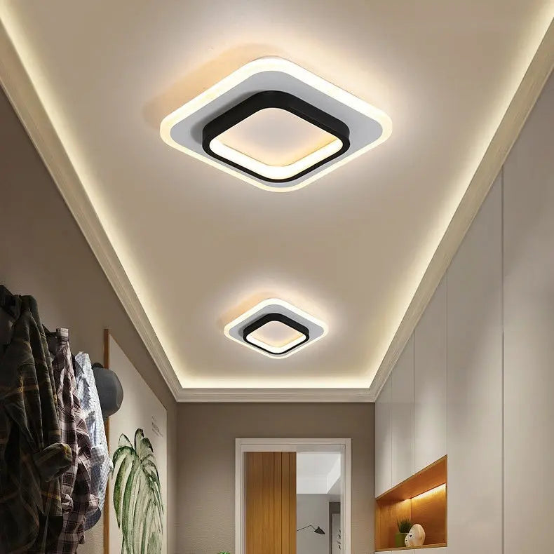 Corridor & Balcony LED Wall Lights – Sleek Black and White Design Luminex Lights