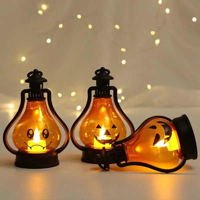 🎃🕯️ Halloween LED Pumpkin Candle Light – Flameless Electronic Pumpkin Lamp for Spooky Decorations 👻✨ Luminex Lights
