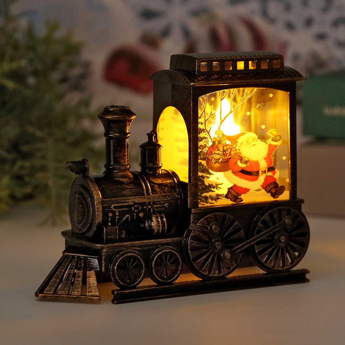 🚂🎄 Retro Train LED Night Light – Festive Vintage Glow