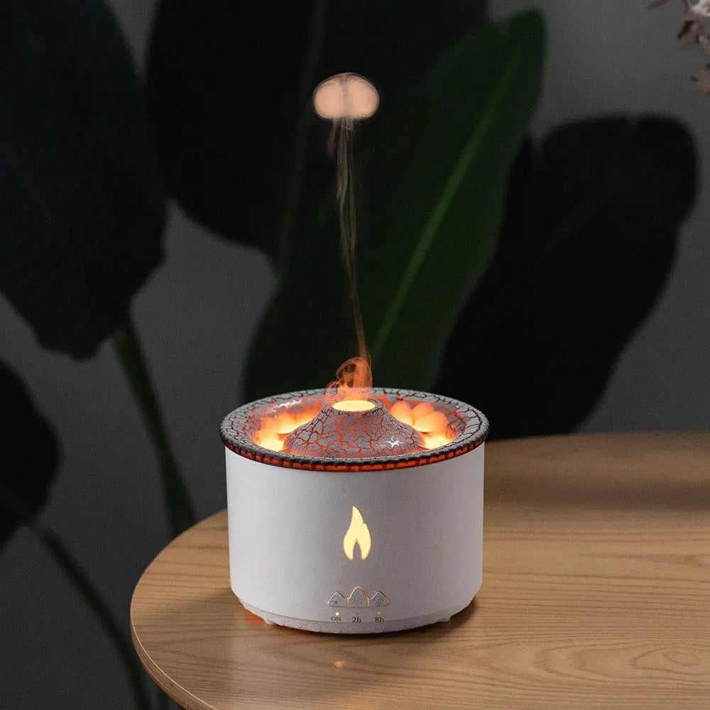 🌋✨ JellyMist™ Ultrasonic Aromatherapy Humidifier 💨🐙 Luminex Lights