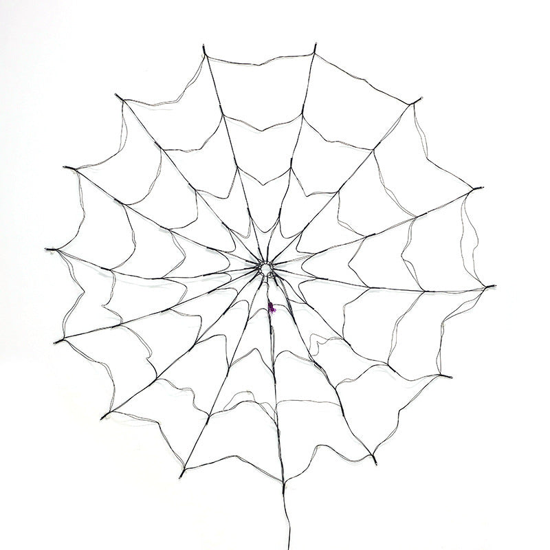 🕷️💡 LED Spider Web Lights – Spooky Halloween Glow! 🎃👻