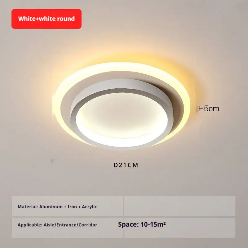 Corridor & Balcony LED Wall Lights – Sleek Black and White Design Luminex Lights