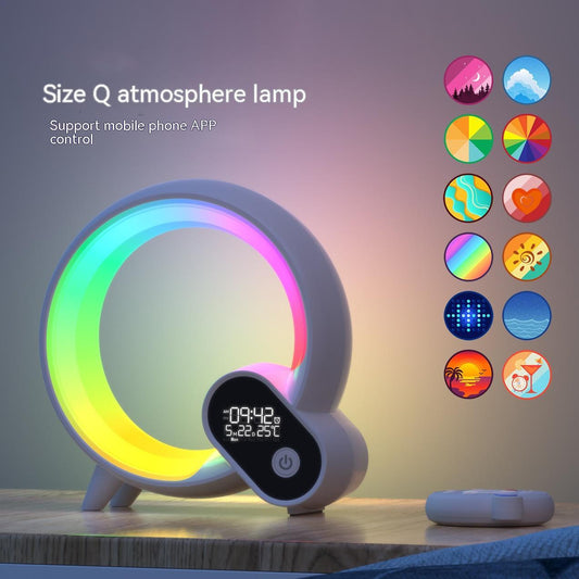 ⏰🌅 Sunrise Alarm Clock & Smart Atmosphere Lamp – Bluetooth Audio + White Noise 💡🎶